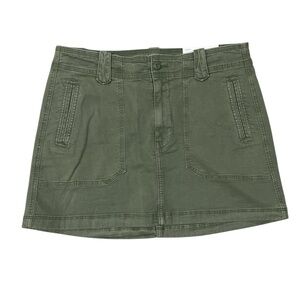 NWT American Eagle ($59.95) Stretch High-Rise Mini Skirt Green